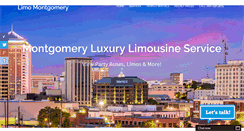 Desktop Screenshot of limomontgomery.com
